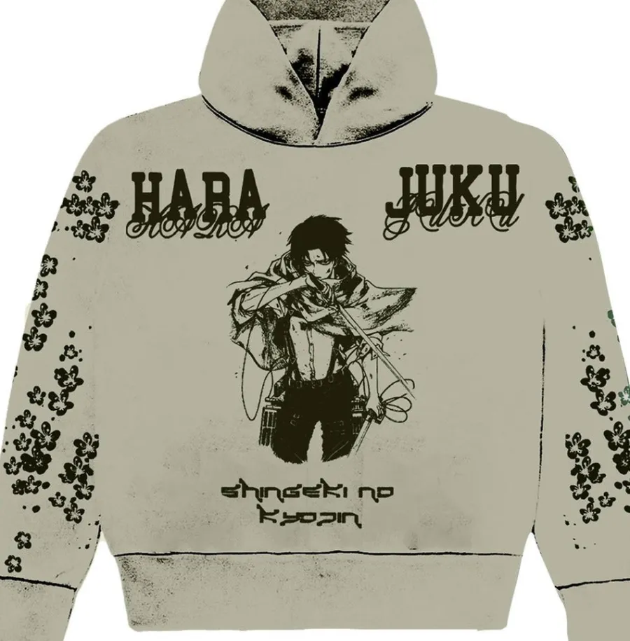 Outlet Anime Builds Strong Bones - AoT Levi Hoodie Hoodies