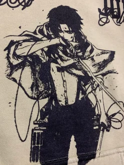 Outlet Anime Builds Strong Bones - AoT Levi Hoodie Hoodies