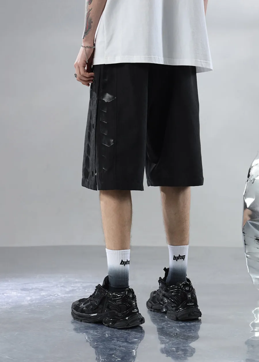 Discount Button-Up Shorts Shorts