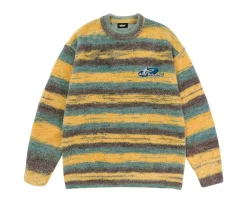Outlet Contrast Painted Stripe Sweater Sweaters