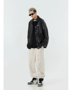 Best Croc Faux-Leather Biker Jacket Jackets