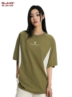 New Curve Contrast Tee T-Shirts