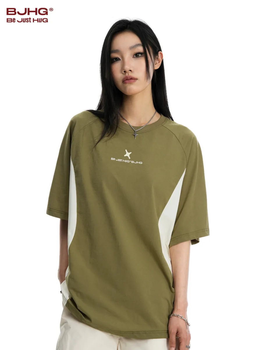 New Curve Contrast Tee T-Shirts