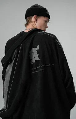 Discount 3M Suede Track Jacket Jackets