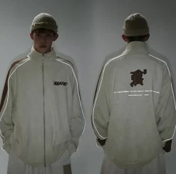 Discount 3M Suede Track Jacket Jackets
