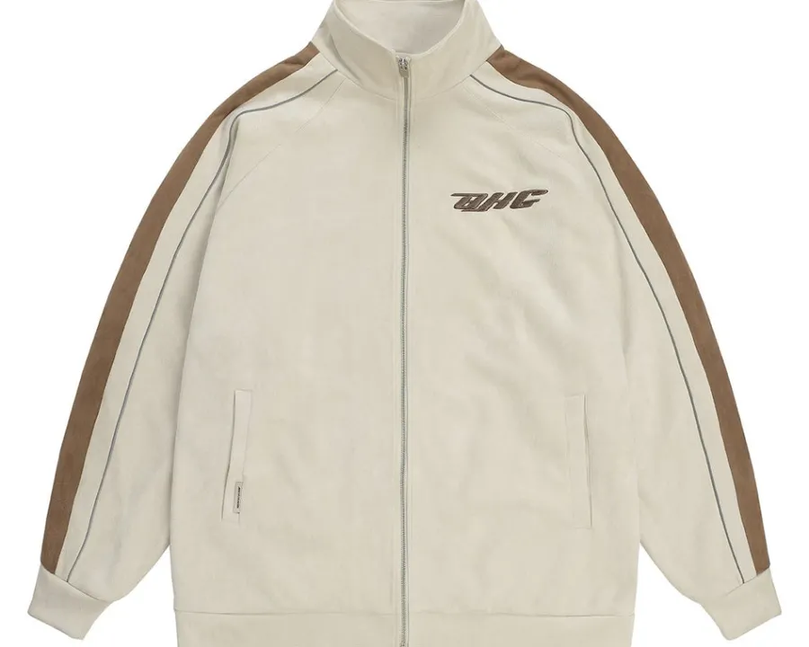 Discount 3M Suede Track Jacket Jackets