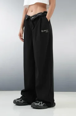 Outlet Pleated Trousers Pants
