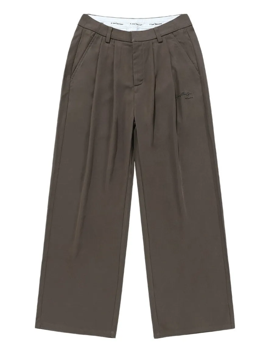 Outlet Pleated Trousers Pants