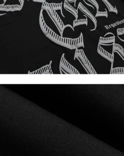 Clearance Regardless Embossed Logo Tee T-Shirts