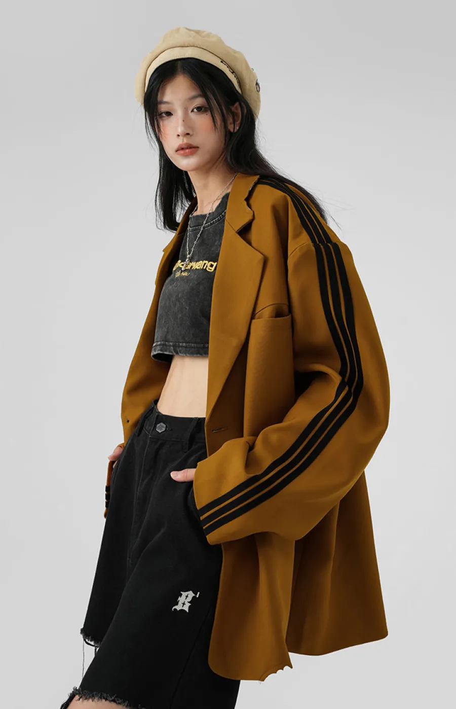 Hot Striped Blazer Jackets