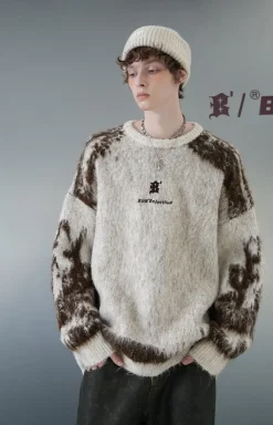 Outlet Textured Jacquard Sweater Sweaters