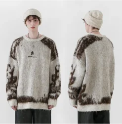 Outlet Textured Jacquard Sweater Sweaters