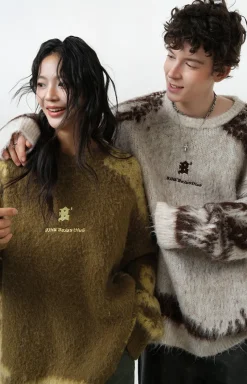 Outlet Textured Jacquard Sweater Sweaters