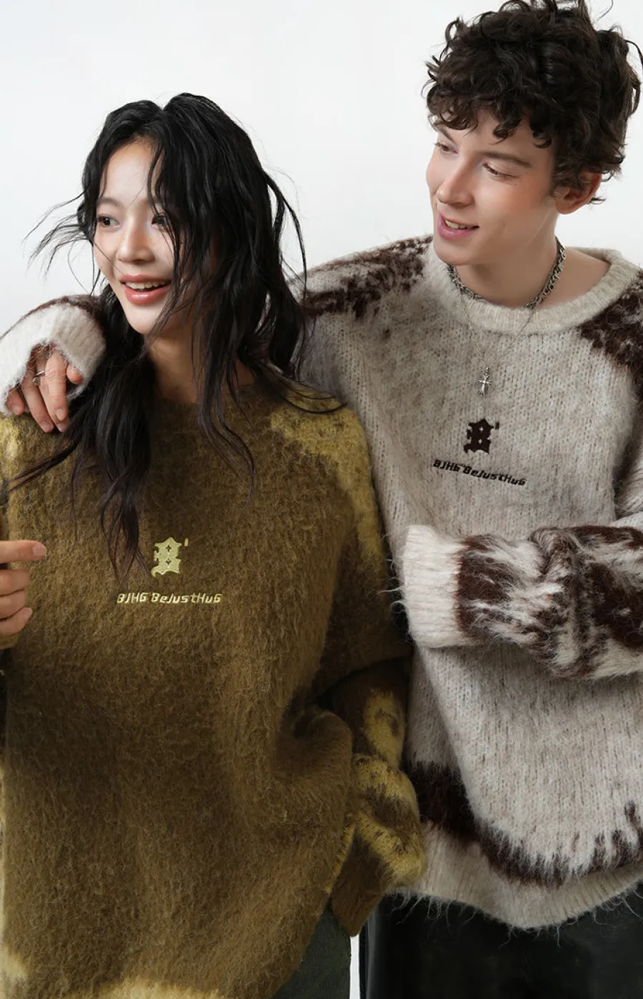 Outlet Textured Jacquard Sweater Sweaters