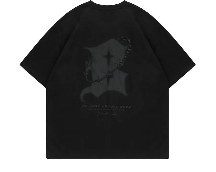 Clearance "Thorns" Suede Tee T-Shirts