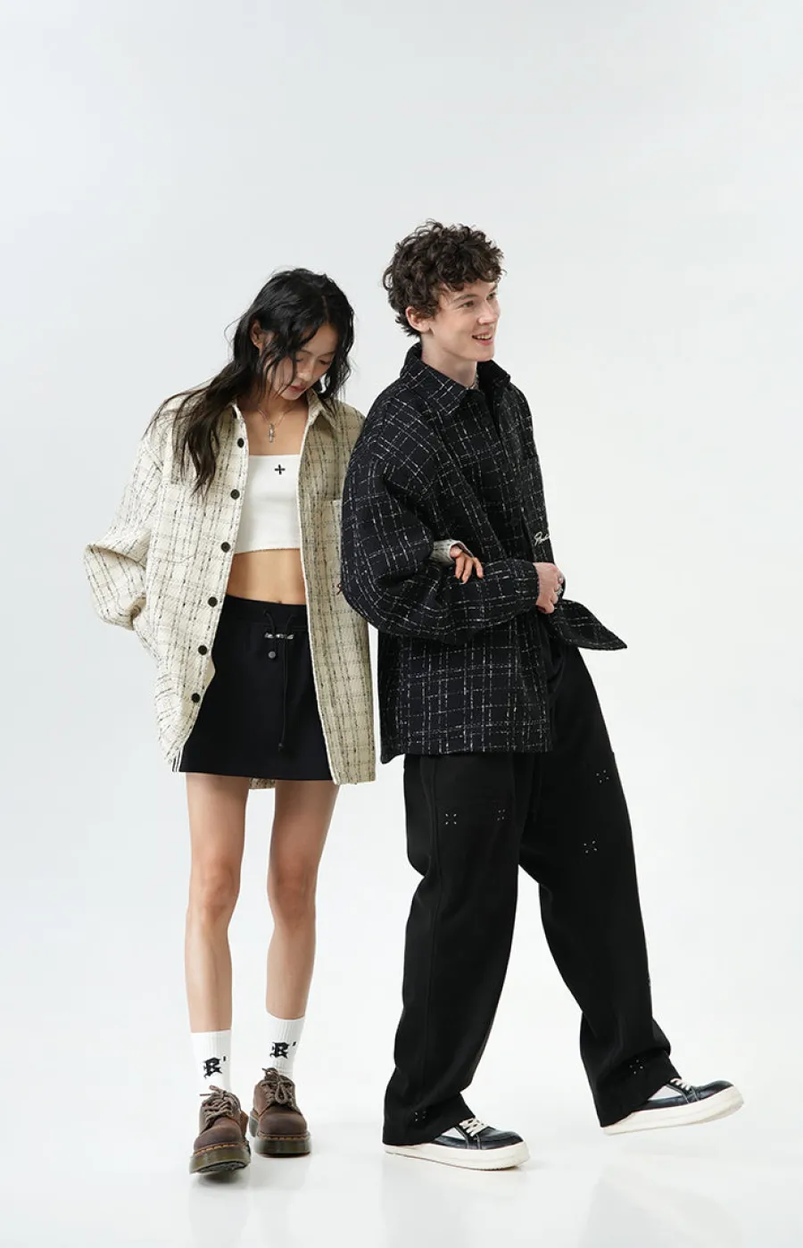 Outlet Tweed Flannel Shirts