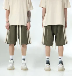 Discount Velour Wideleg Lounge Shorts Shorts