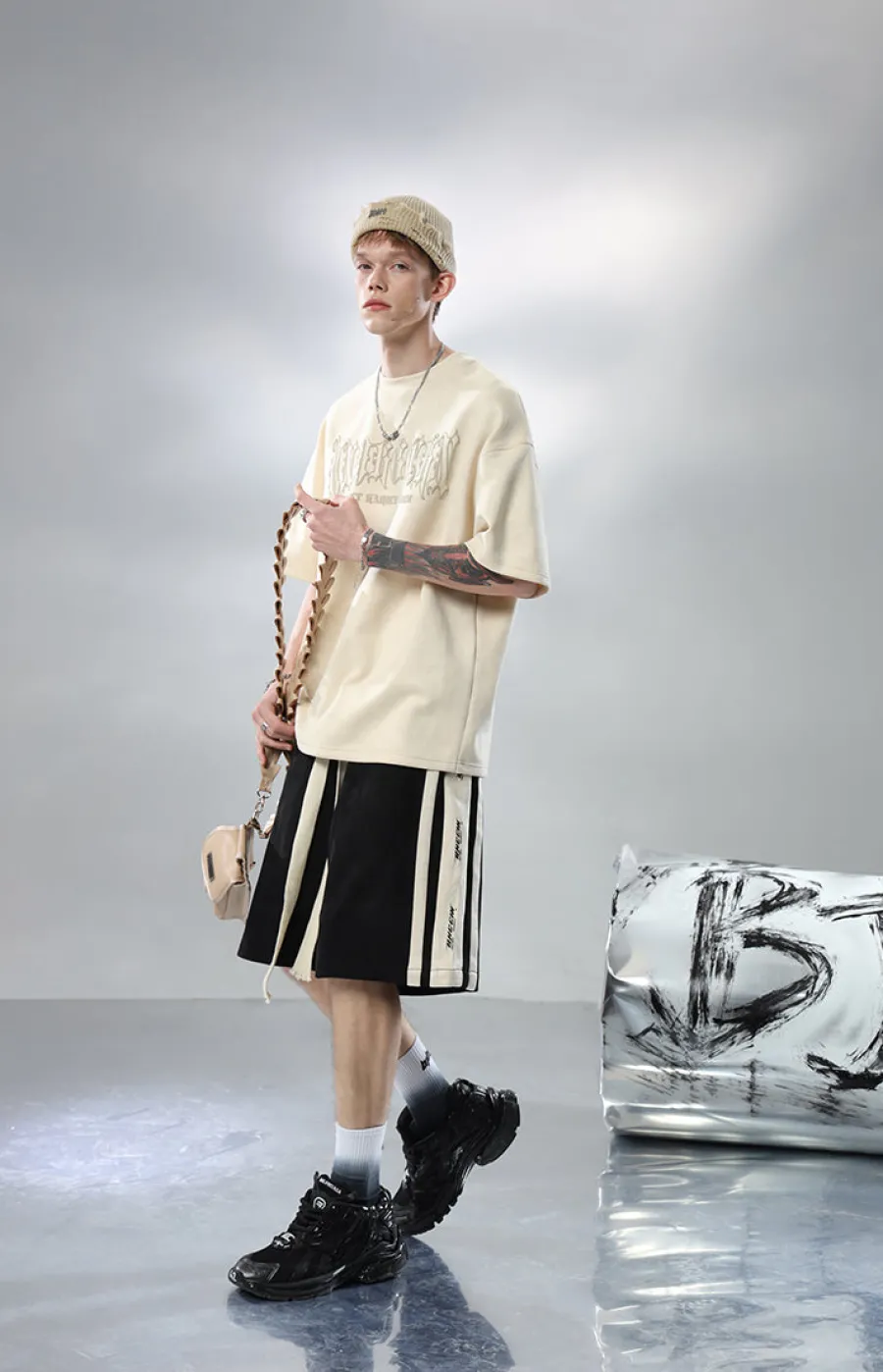 Discount Velour Wideleg Lounge Shorts Shorts