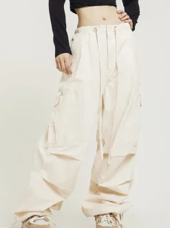 Online Pleated Baggy Cargo Pants Pants