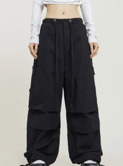 Online Pleated Baggy Cargo Pants Pants