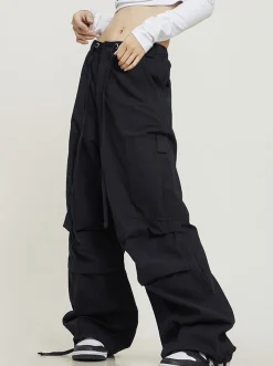 Online Pleated Baggy Cargo Pants Pants