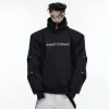 Sale Silver-Studded Logo Hoodie Hoodies