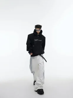 Sale Silver-Studded Logo Hoodie Hoodies