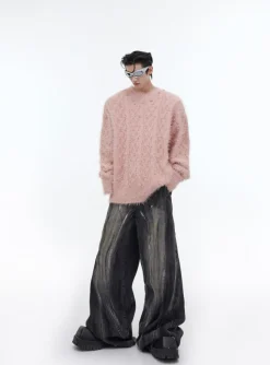 Fashion Studded Collar Sweater Sweaters