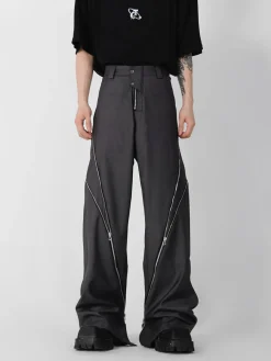 Fashion Zipper Pants Pants