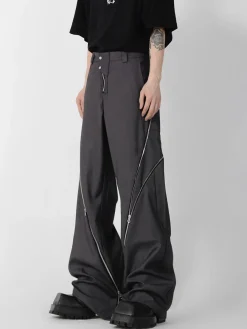 Fashion Zipper Pants Pants