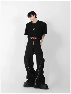 Fashion Zipper Pants Pants