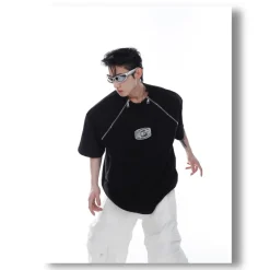 Fashion Zipper Tee T-Shirts