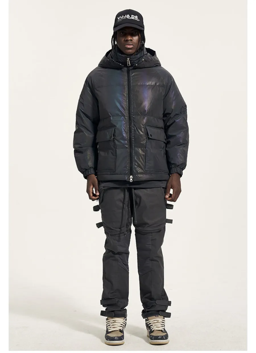 Hot 3M Reflective Puffer Jacket Jackets