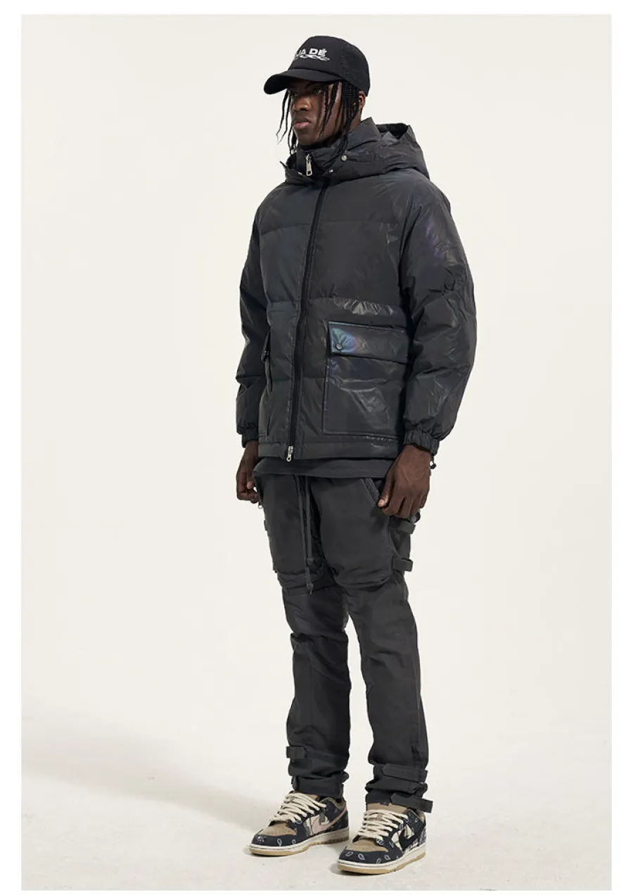 Hot 3M Reflective Puffer Jacket Jackets