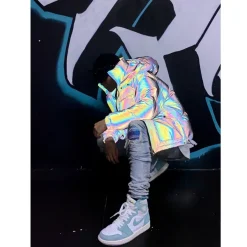 Hot 3M Reflective Puffer Jacket Jackets
