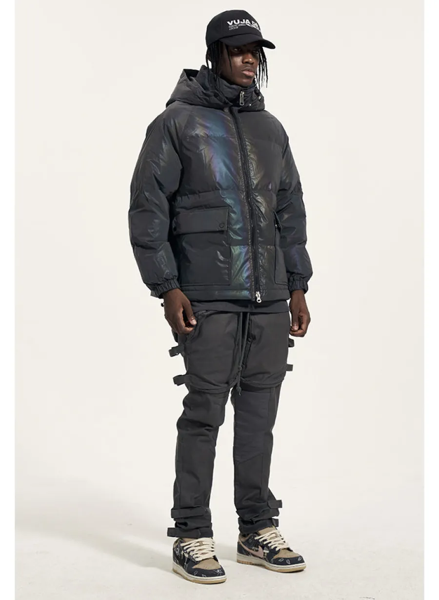 Hot 3M Reflective Puffer Jacket Jackets