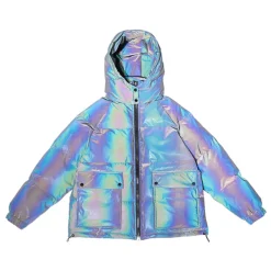 Hot 3M Reflective Puffer Jacket Jackets
