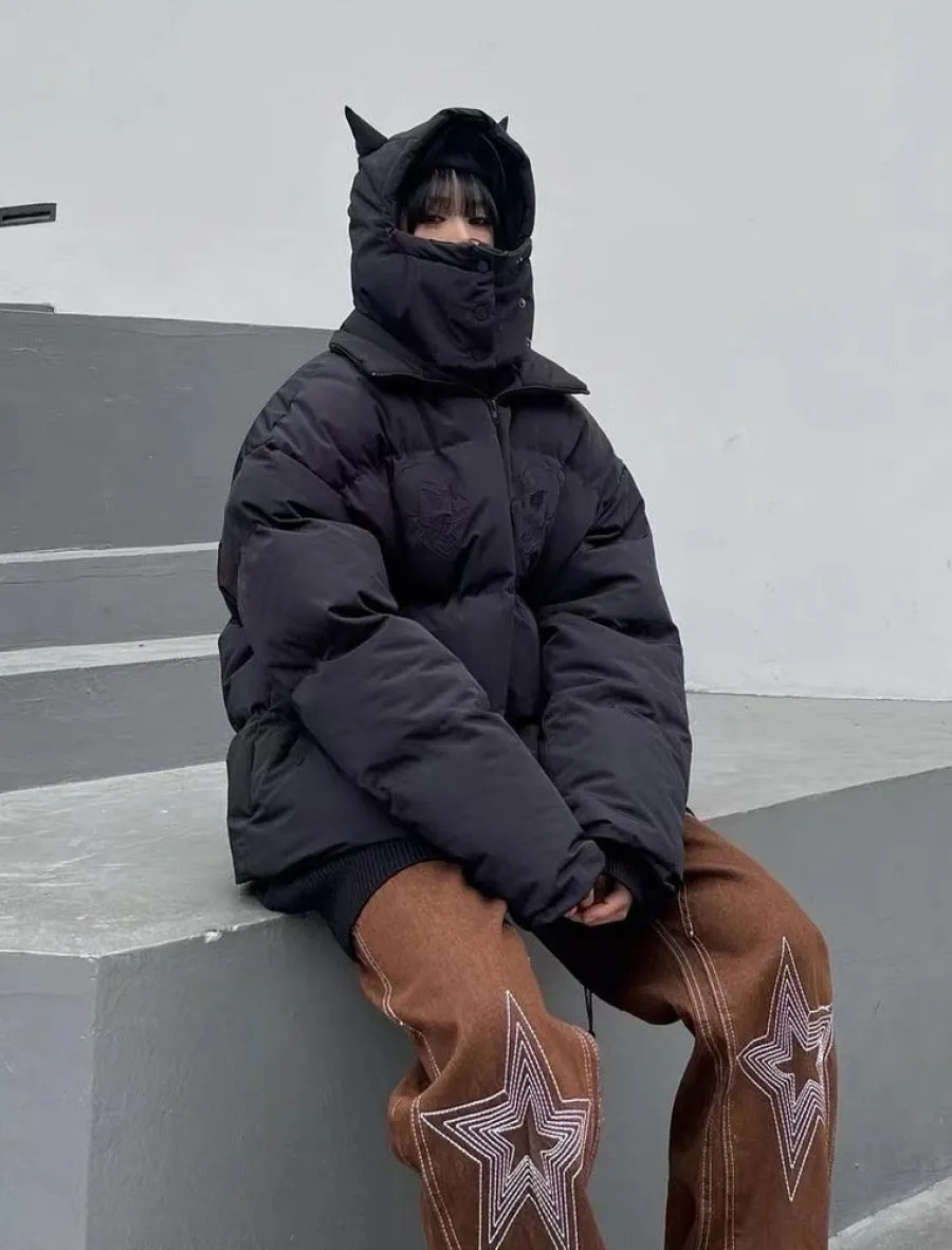 Fashion Devil Puffer Jacket Jackets