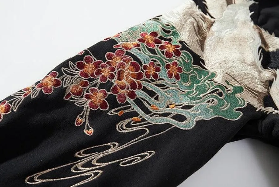 Sale Embroidered Fox Hoodie Hoodies