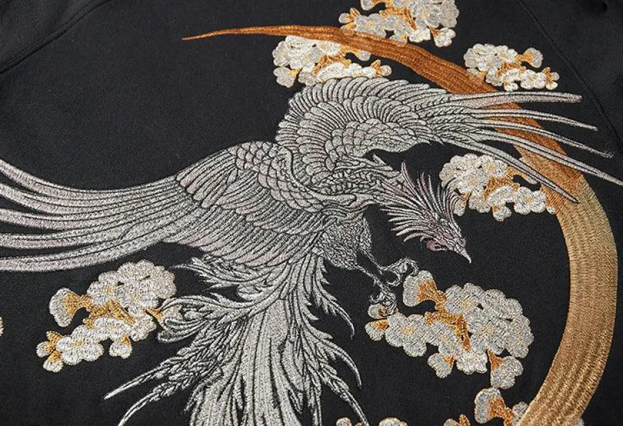 Sale Embroidered Phoenix Hoodie Hoodies