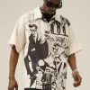Clearance "Comic" Button-Up Shirt Shirts