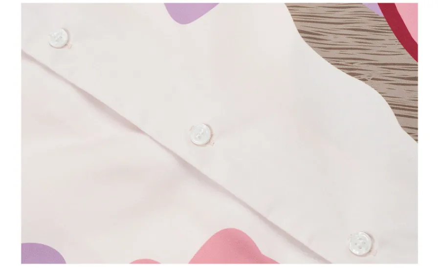 Sale Loose Floral Print Button-Up Shirt Shirts