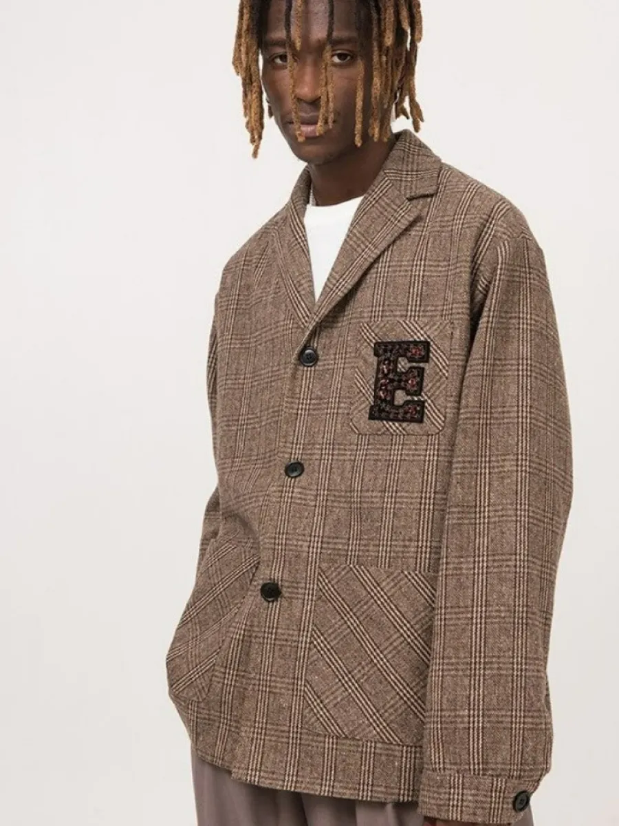 Sale Plaid Blazer Jackets
