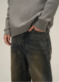 Discount Faded N Flared Denim Jeans Jeans