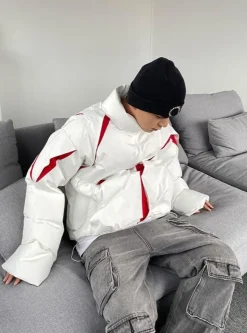Fashion "Cutters" Puffer Down Jacket Jackets