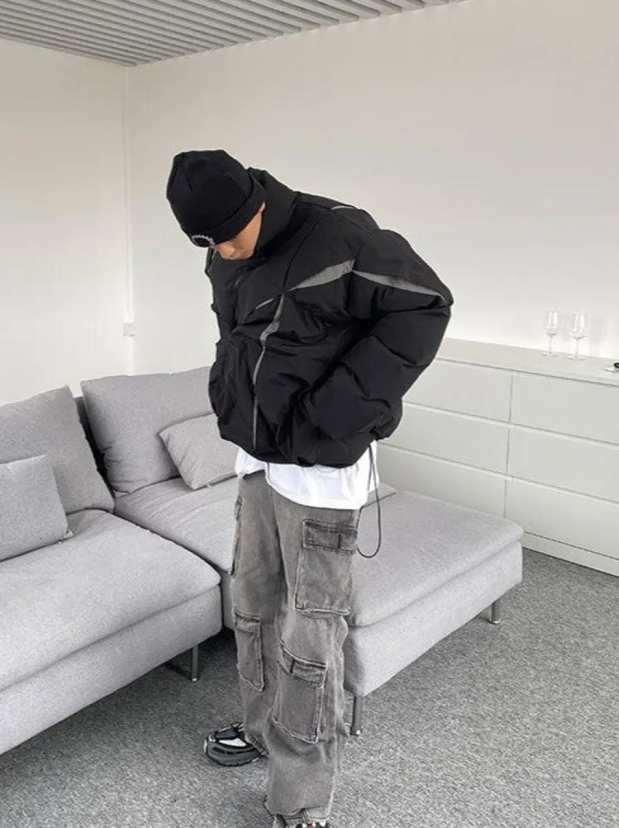 Fashion "Cutters" Puffer Down Jacket Jackets