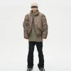 Online Overlapped Puffer Jacket Jackets
