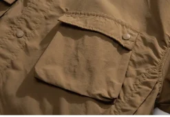 Discount Paneled Button-Up Shirt Shirts