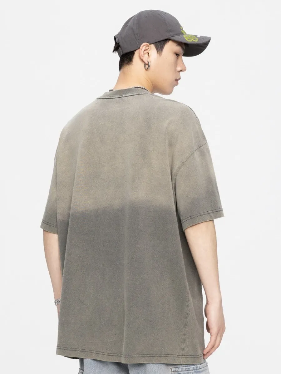 Outlet Retro-Washed Gradient Tee T-Shirts