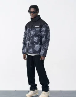 Outlet Blinded Monsters Puffer Jacket Jackets